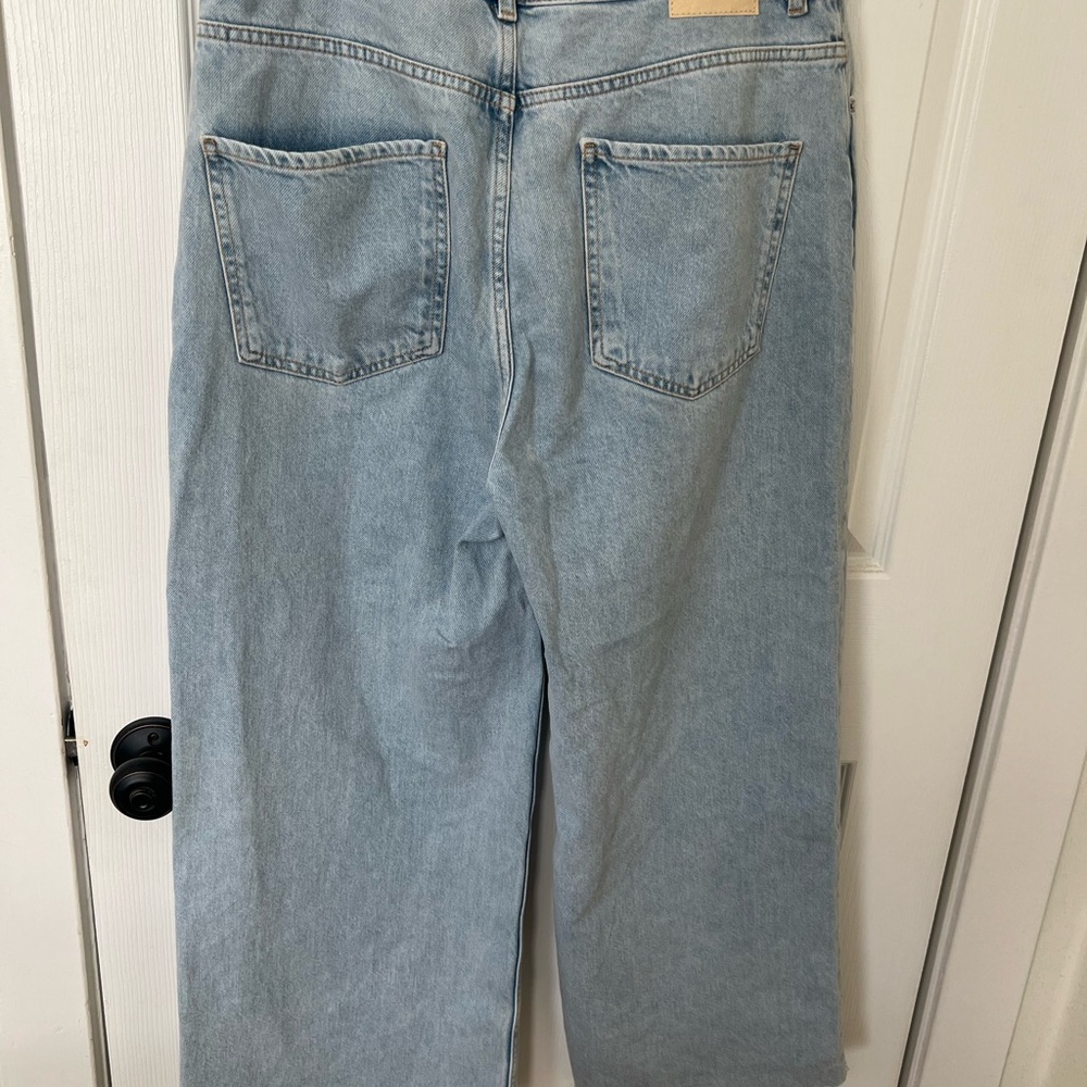 Zara Wide Leg Jeans size 10 - Picture 2 of 4